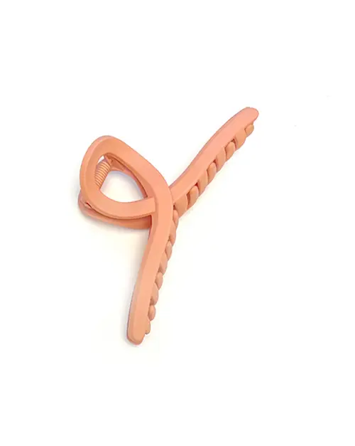 Onfleek Hairclip Matte Loop pink 10,5cm