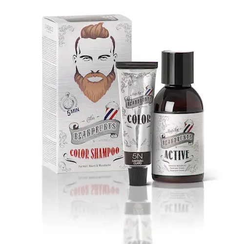 Beard & Mustache Color - 5N Light Brown