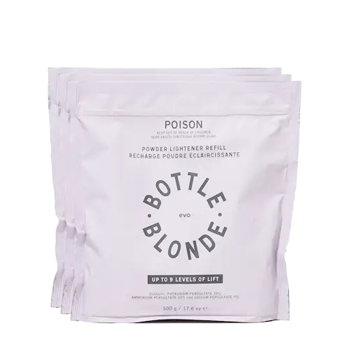 bottle blonde powder lightener refill 3x500g