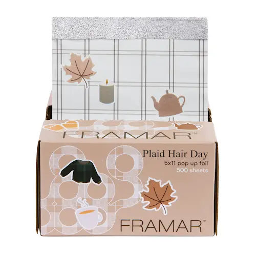 Plaid Hair Day Pop Up Foil