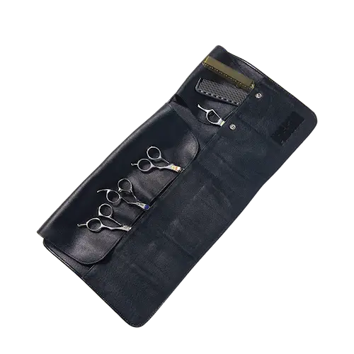 Soft Leather Session Roll-up tool case