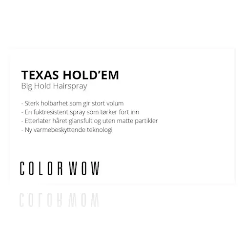 Hyllemarkør CW Texas Hold em