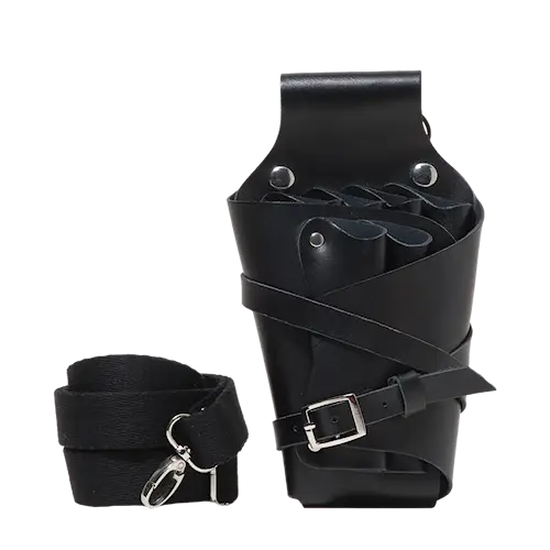 Stylish holster with comb pocket and clip strap