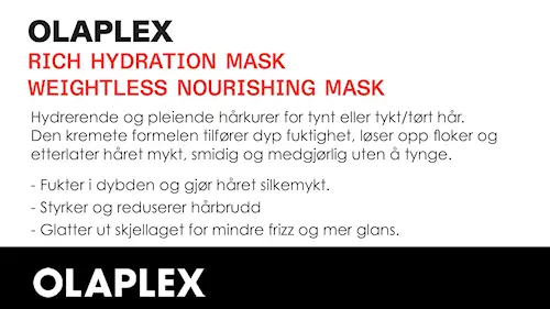 Hyllemarkør Olaplex Masks