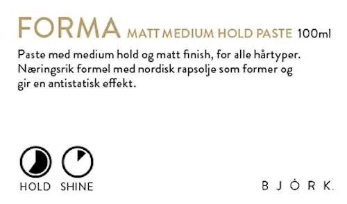 Hyllemarkør Bjørk Forma Matt