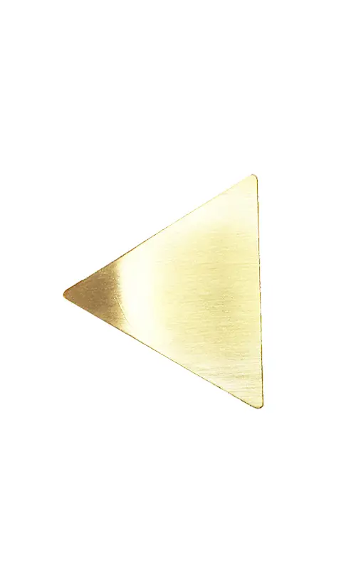 Metal Triangle Gold