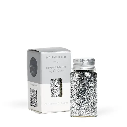 Silver Elegance Glitter, By Cathrine