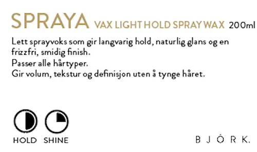 Hyllemarkør Bjørk Spraya Vax